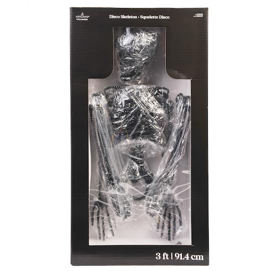 3ft. Rhinestone Disco Skeleton by Ashland